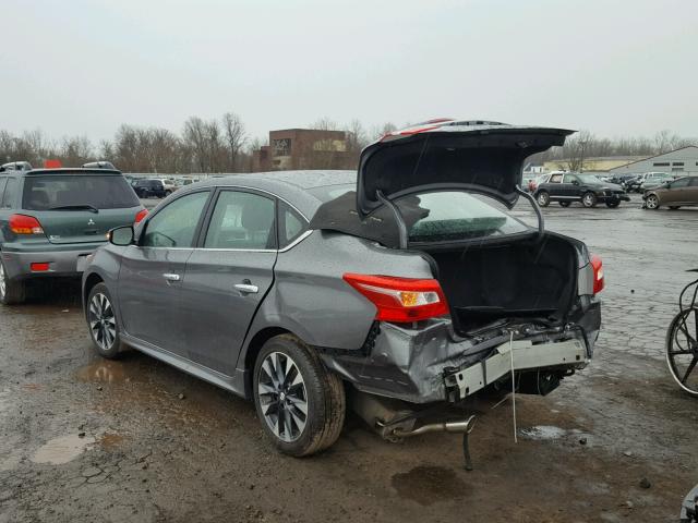 3N1AB7AP8HY398985 - 2017 NISSAN SENTRA S GRAY photo 3