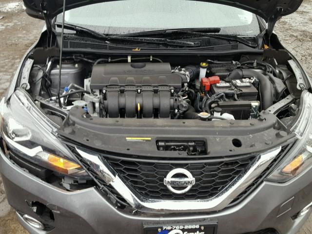 3N1AB7AP8HY398985 - 2017 NISSAN SENTRA S GRAY photo 7