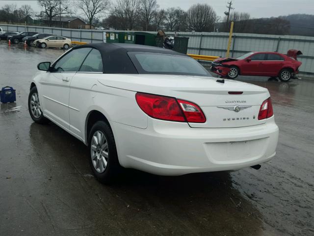 1C3LC45B79N520609 - 2009 CHRYSLER SEBRING LX WHITE photo 3