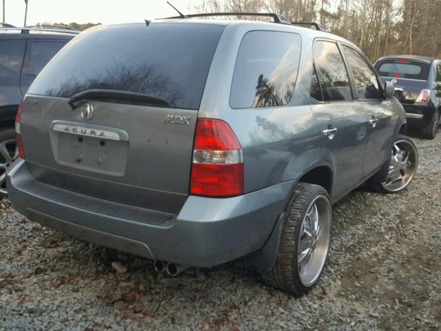 2HNYD18692H501838 - 2002 ACURA MDX TOURIN GREEN photo 4