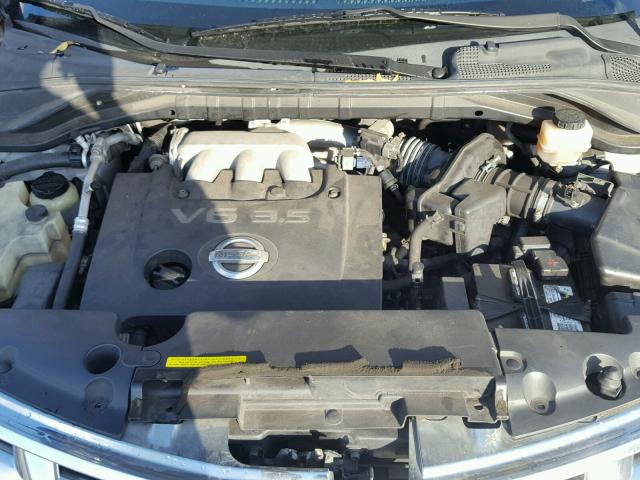 JN8AZ08W43W224512 - 2003 NISSAN MURANO SL SILVER photo 7