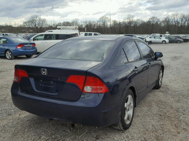 1HGFA16816L095140 - 2006 HONDA CIVIC EX BLUE photo 4