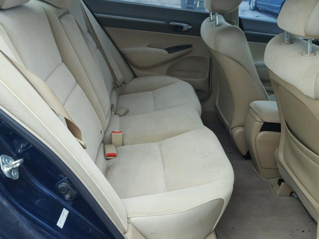 1HGFA16816L095140 - 2006 HONDA CIVIC EX ლურჯი ფოტო 6