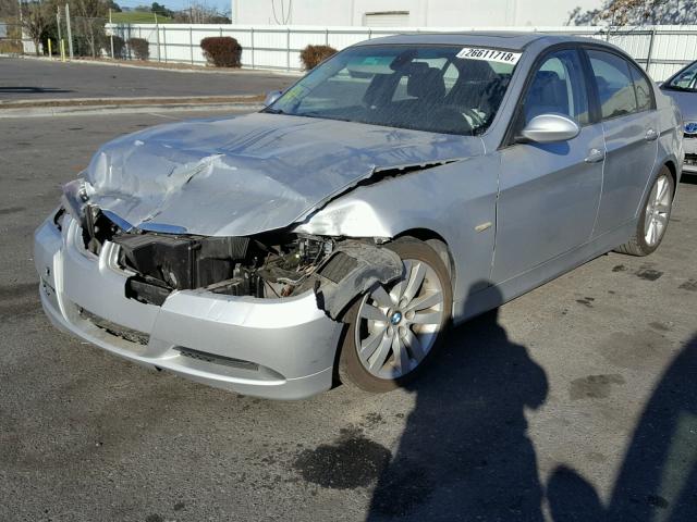 WBAVB13586KX51192 - 2006 BMW 325 I SILVER photo 2