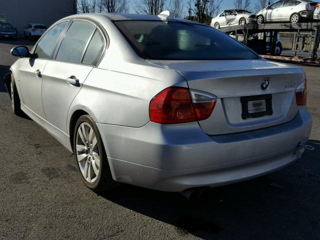 WBAVB13586KX51192 - 2006 BMW 325 I SILVER photo 3