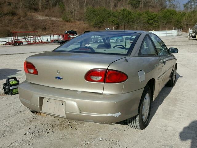 1G1JC124027181931 - 2002 CHEVROLET CAVALIER GOLD photo 4