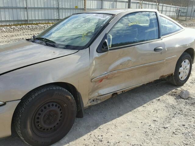 1G1JC124027181931 - 2002 CHEVROLET CAVALIER GOLD photo 9