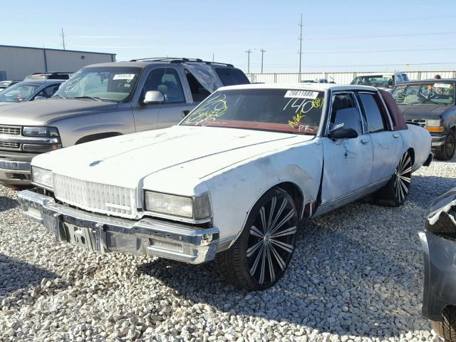 1G1BU51H1H9151721 - 1987 CHEVROLET CAPRICE CL WHITE photo 2