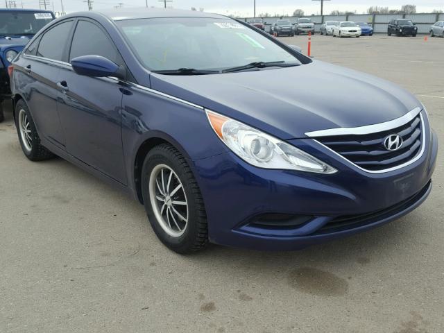 5NPEB4AC0BH029763 - 2011 HYUNDAI SONATA GLS BLUE photo 1