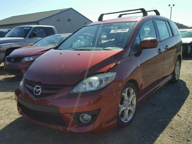 JM1CR293790328038 - 2009 MAZDA 5 MAROON photo 2