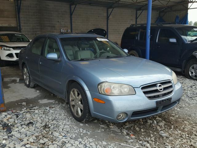 JN1DA31A12T319225 - 2002 NISSAN MAXIMA GLE BLUE photo 1