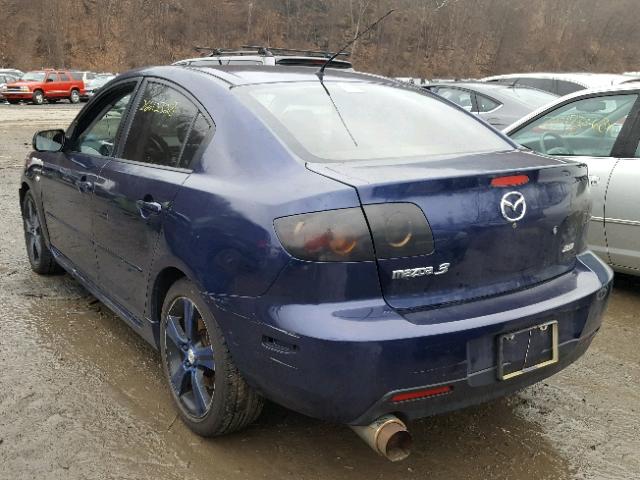 JM1BK324061411650 - 2006 MAZDA 3 S BLUE photo 3