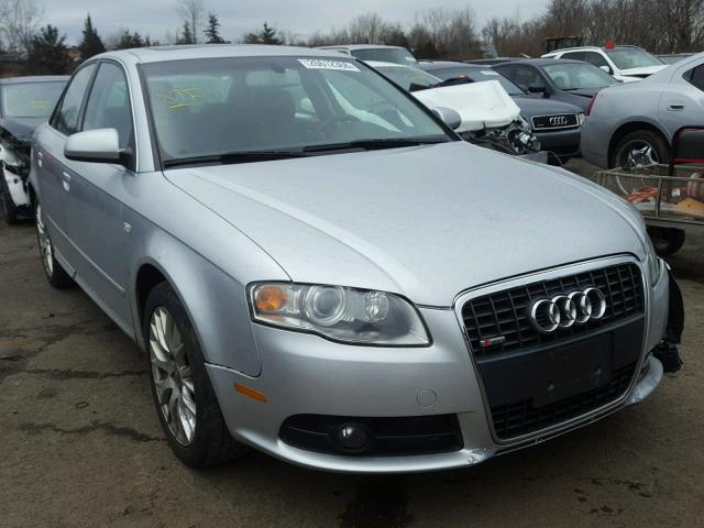 WAUDF78E18A137217 - 2008 AUDI A4 2.0T QU SILVER photo 1