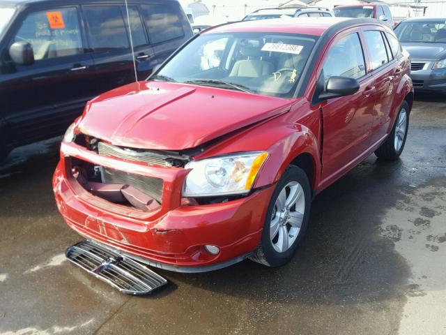 1C3CDWDA6CD527453 - 2012 DODGE CALIBER SX RED photo 2