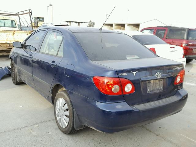 1NXBR32E76Z747522 - 2006 TOYOTA COROLLA CE BLUE photo 3