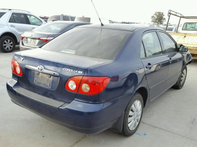 1NXBR32E76Z747522 - 2006 TOYOTA COROLLA CE BLUE photo 4