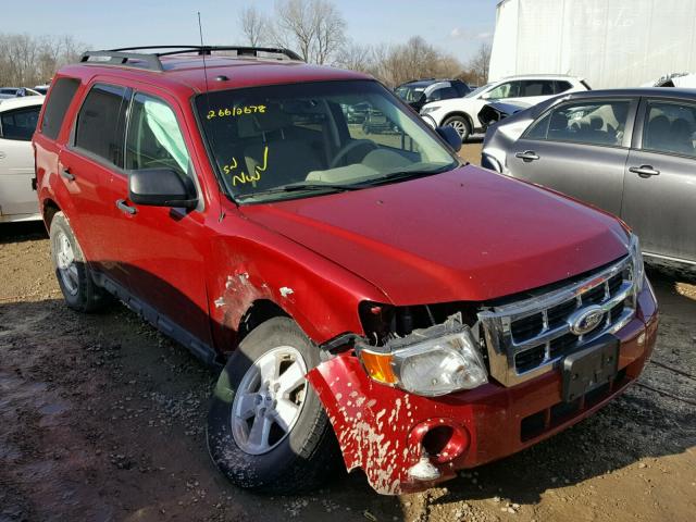 1FMCU0D72AKD39949 - 2010 FORD ESCAPE XLT RED photo 1