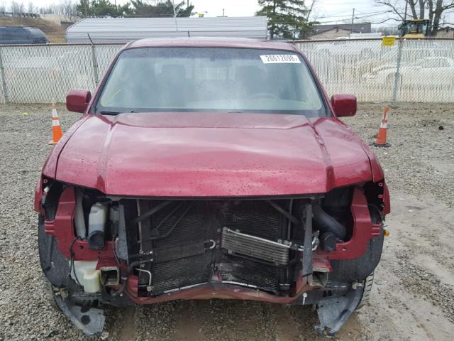 2HJYK16466H501486 - 2006 HONDA RIDGELINE RED photo 9