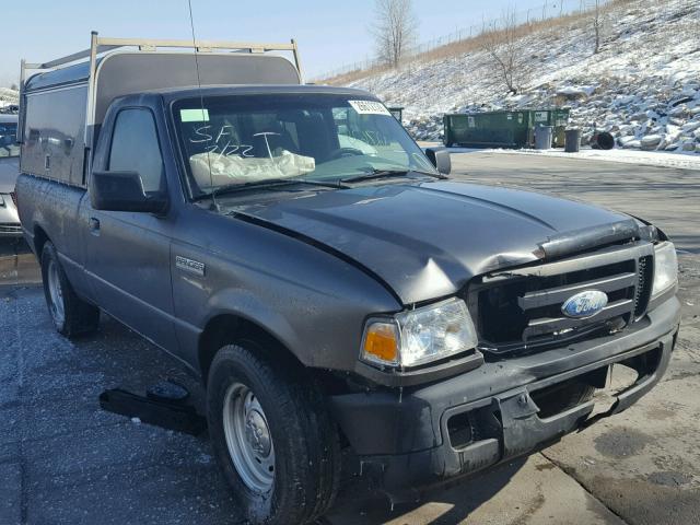 1FTYR10D26PA52201 - 2006 FORD RANGER GRAY photo 1