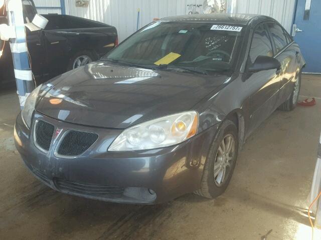 1G2ZG558X64289876 - 2006 PONTIAC G6 SE1 CHARCOAL photo 2