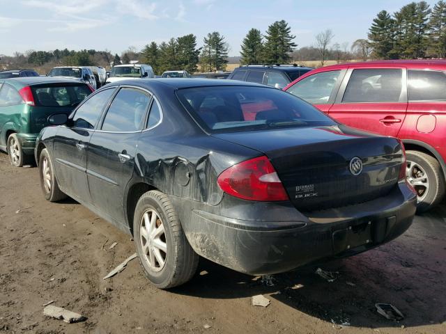 2G4WC532351296490 - 2005 BUICK LACROSSE C BLACK photo 3