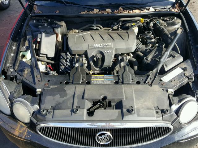 2G4WC532351296490 - 2005 BUICK LACROSSE C BLACK photo 7