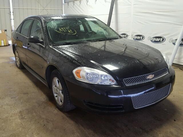 2G1WG5E32C1336000 - 2012 CHEVROLET IMPALA LT BLACK photo 1