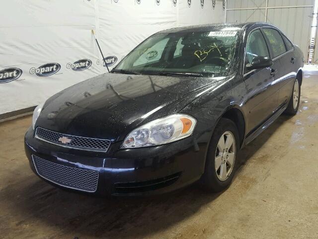 2G1WG5E32C1336000 - 2012 CHEVROLET IMPALA LT BLACK photo 2