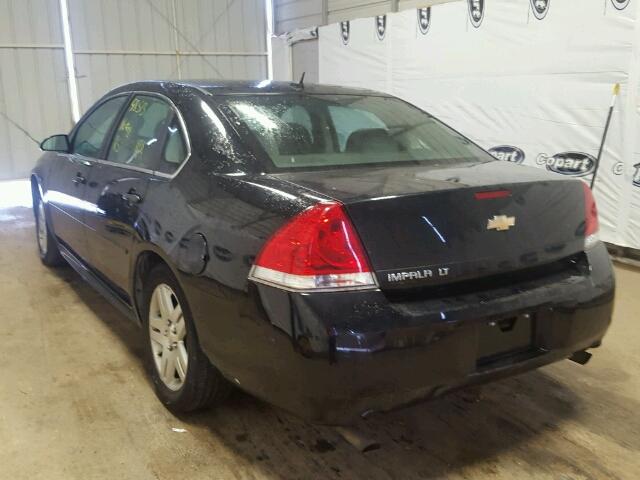 2G1WG5E32C1336000 - 2012 CHEVROLET IMPALA LT BLACK photo 3