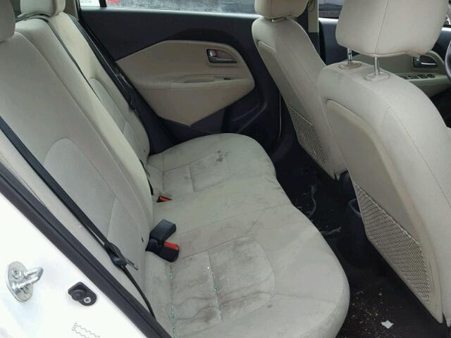 KNADM4A32D6262737 - 2013 KIA RIO LX Սպիտակ լուսանկար 6