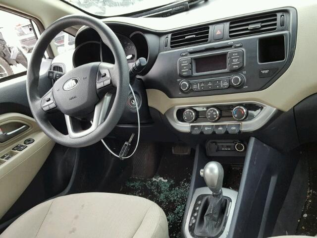 KNADM4A32D6262737 - 2013 KIA RIO LX Սպիտակ լուսանկար 9