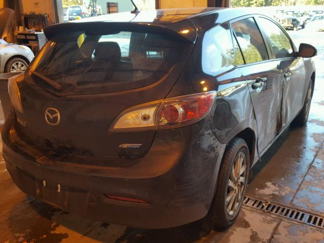 JM1BL1LP6D1826219 - 2013 MAZDA 3 I BLACK photo 4