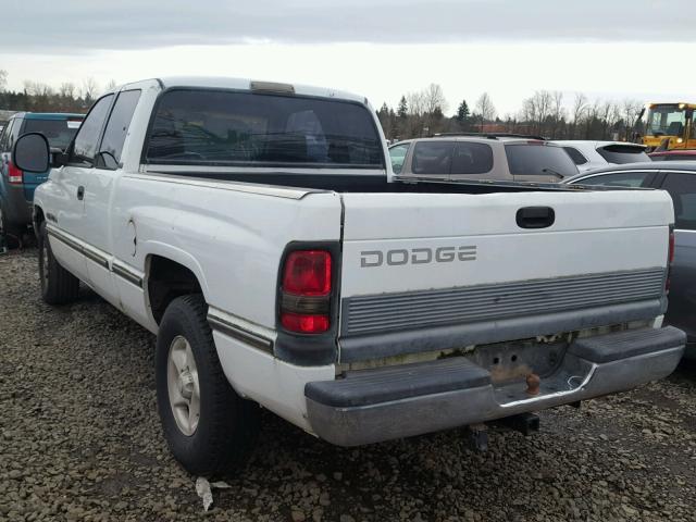 3B7HC13Z9VG760229 - 1997 DODGE RAM 1500 WHITE photo 3