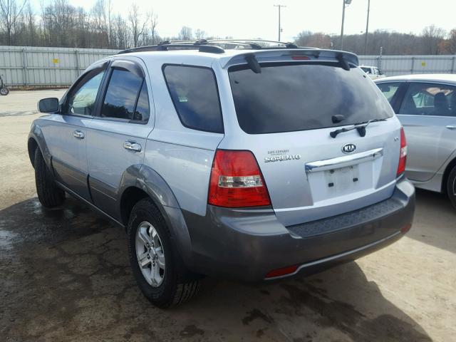 KNDJD736375689823 - 2007 KIA SORENTO EX SILVER photo 3