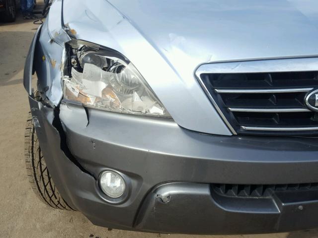 KNDJD736375689823 - 2007 KIA SORENTO EX SILVER photo 9