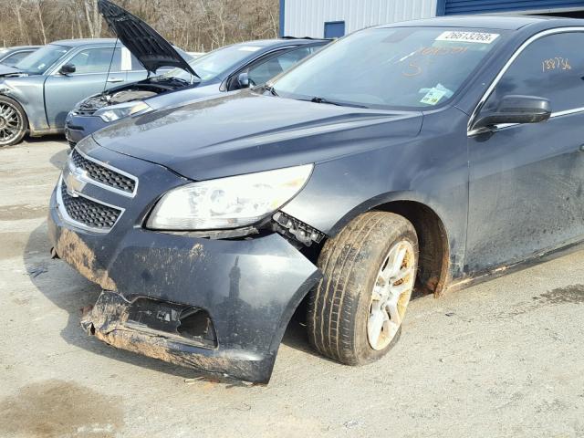 1G11D5RRXDF104501 - 2013 CHEVROLET MALIBU 1LT GRAY photo 9