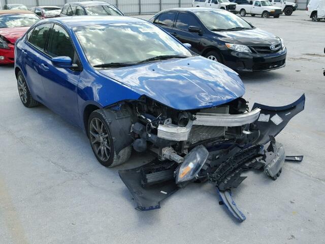 1C3CDFBA2DD326086 - 2013 DODGE DART SXT BLUE photo 1