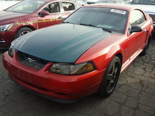 1FAFP42X4YF191833 - 2000 FORD MUSTANG GT RED photo 2