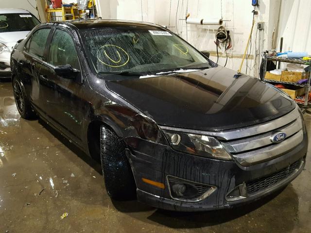 3FAHP0KC6BR233928 - 2011 FORD FUSION SPO BLACK photo 1