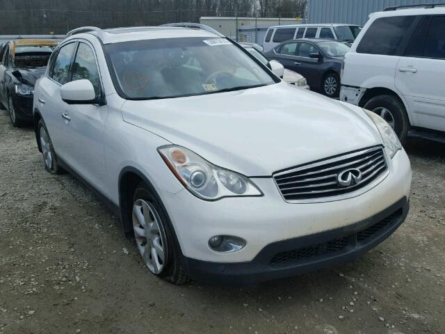 JN1AJ0HR9AM756606 - 2010 INFINITI EX35 BASE WHITE photo 1
