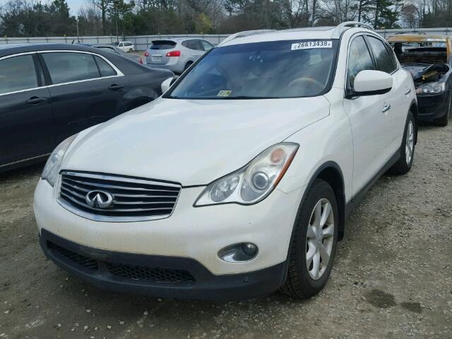 JN1AJ0HR9AM756606 - 2010 INFINITI EX35 BASE WHITE photo 2