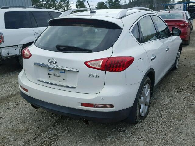 JN1AJ0HR9AM756606 - 2010 INFINITI EX35 BASE WHITE photo 4