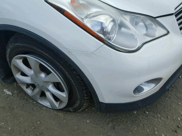 JN1AJ0HR9AM756606 - 2010 INFINITI EX35 BASE WHITE photo 9