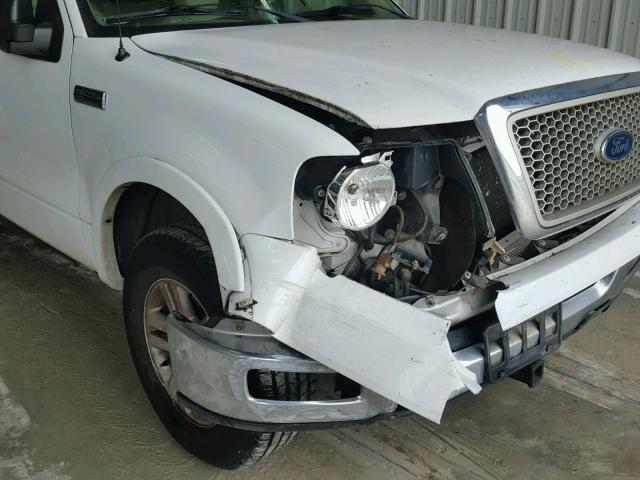 1FTPW14504KC63902 - 2004 FORD F150 SUPER WHITE photo 9