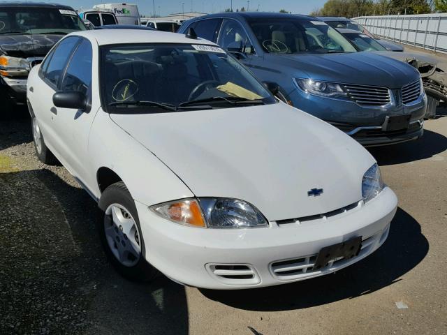 1G1JC524517121519 - 2001 CHEVROLET CAVALIER B WHITE photo 1