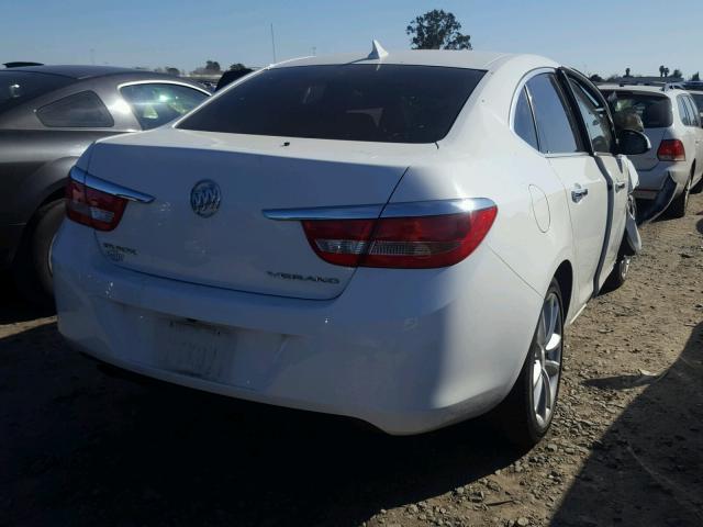 1G4PP5SK1E4152385 - 2014 BUICK VERANO WHITE photo 4