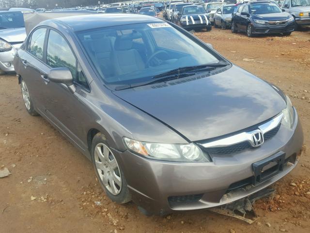 2HGFA1F58AH543191 - 2010 HONDA CIVIC LX BROWN photo 1