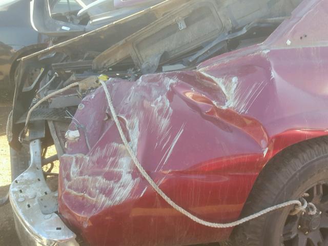 3GNEC12Z96G196501 - 2006 CHEVROLET AVALANCHE RED photo 9