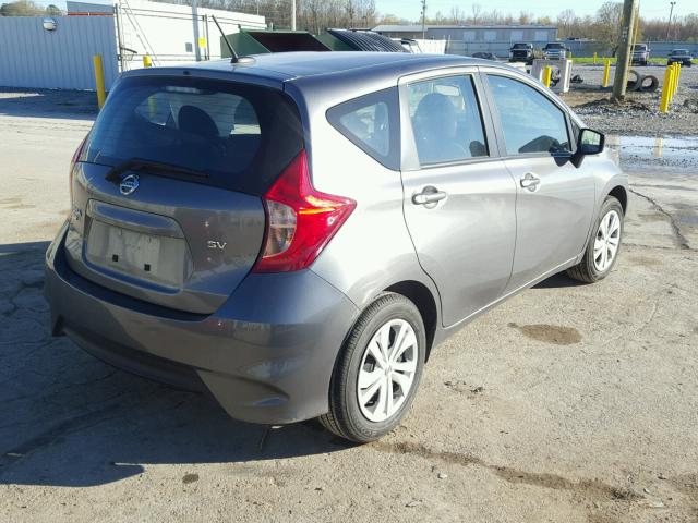 3N1CE2CP4HL371506 - 2017 NISSAN VERSA NOTE GRAY photo 4