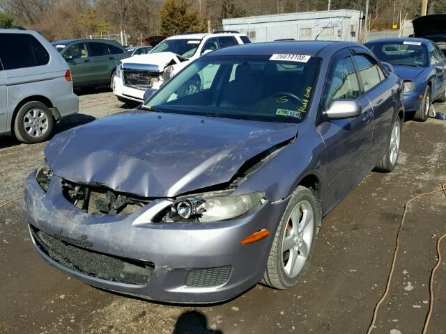 1YVHP80D865M39985 - 2006 MAZDA 6 S GRAY photo 2